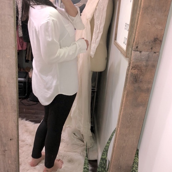 A new day white button down top size large - Picture 5 of 9